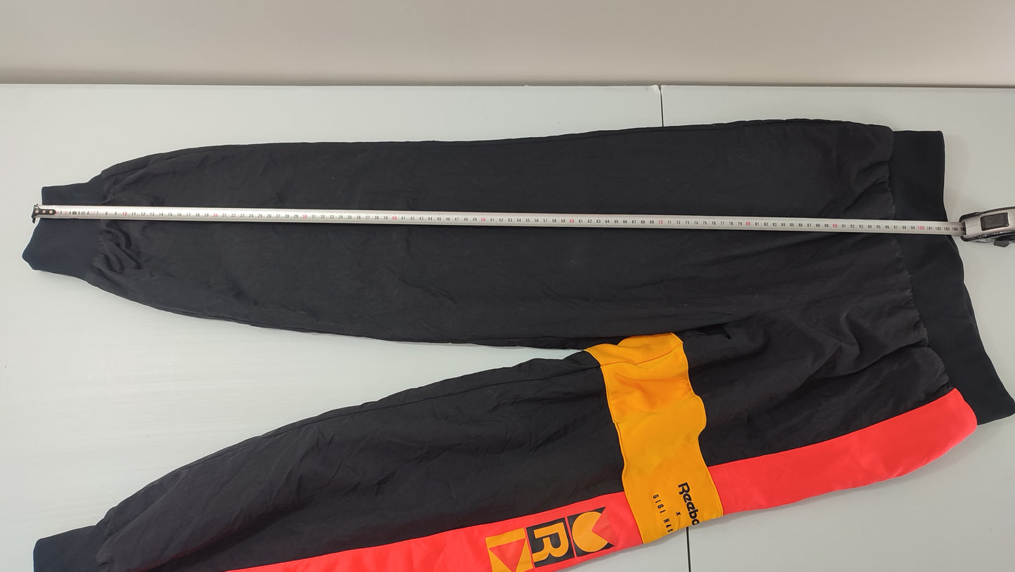 Vêtement Femme pantalon survêtement Reebok Gigi Hadid noir et orange taille XS #RETROSTREET