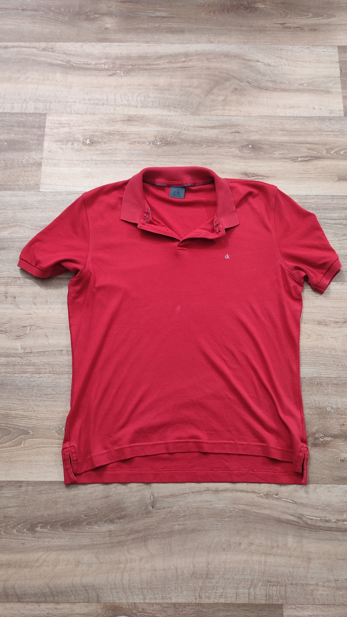 Vêtement Homme Polo rouge Calvin Klein taille S #RETROSTREET
