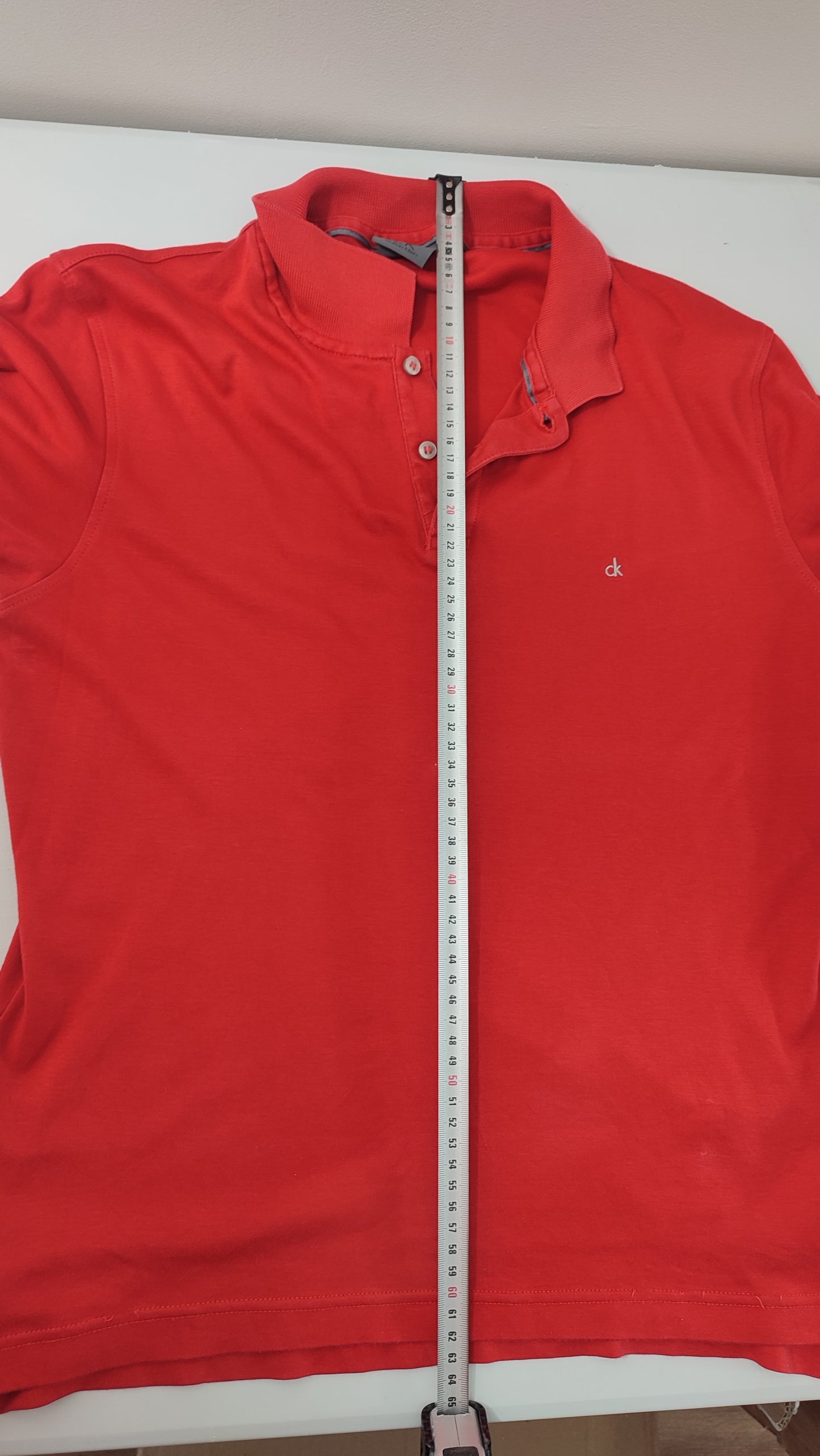Vêtement Homme Polo rouge Calvin Klein taille S #RETROSTREET