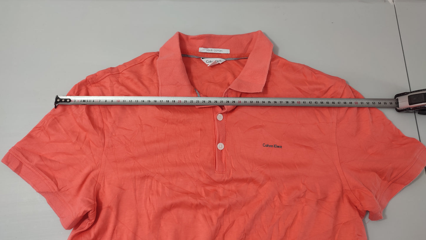 Vêtement Homme Polo orange Calvin Klein taille S #RETROSTREET