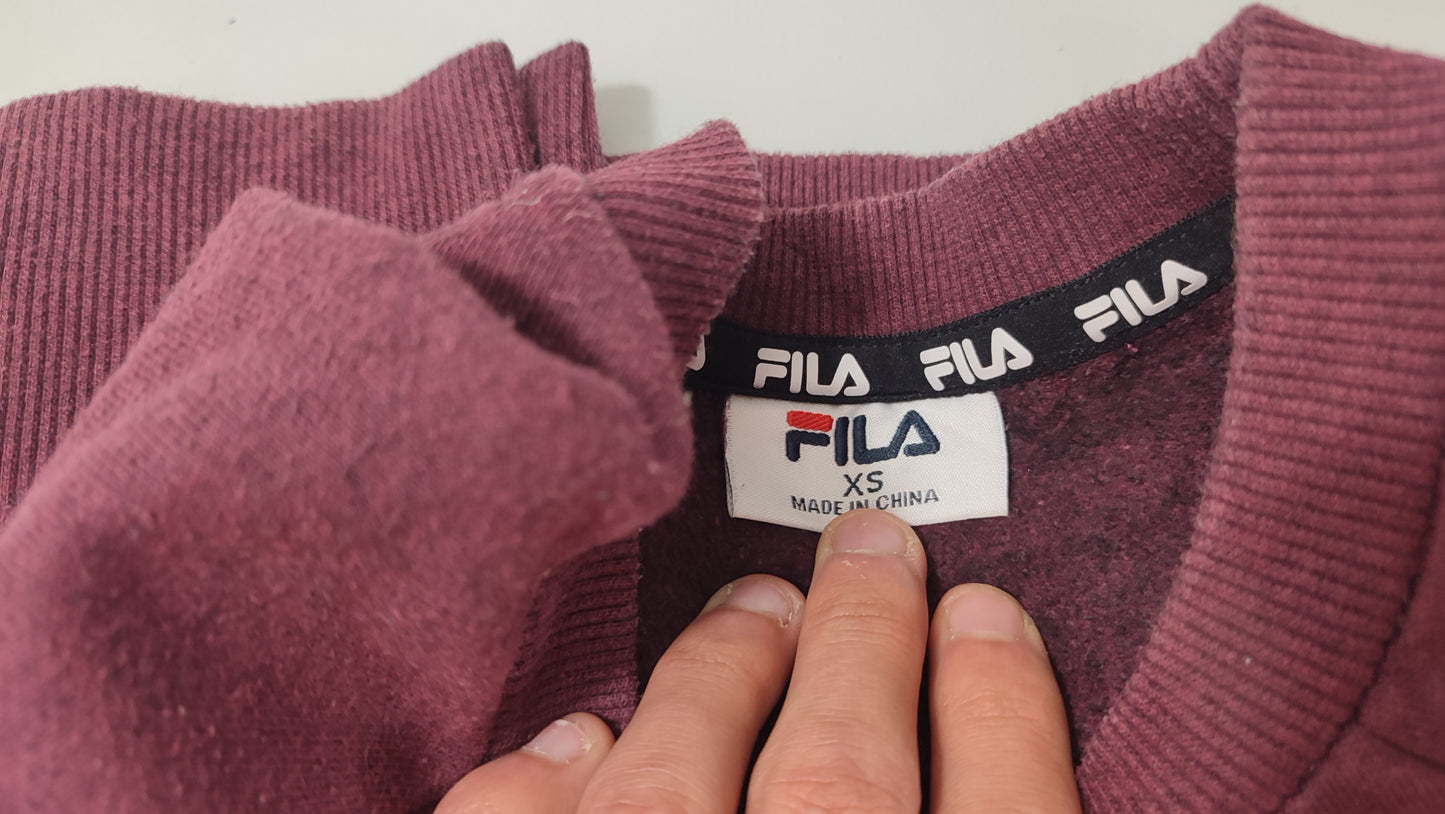 Vêtement Homme Pull rose violet Fila taille XS #RETROSTREET