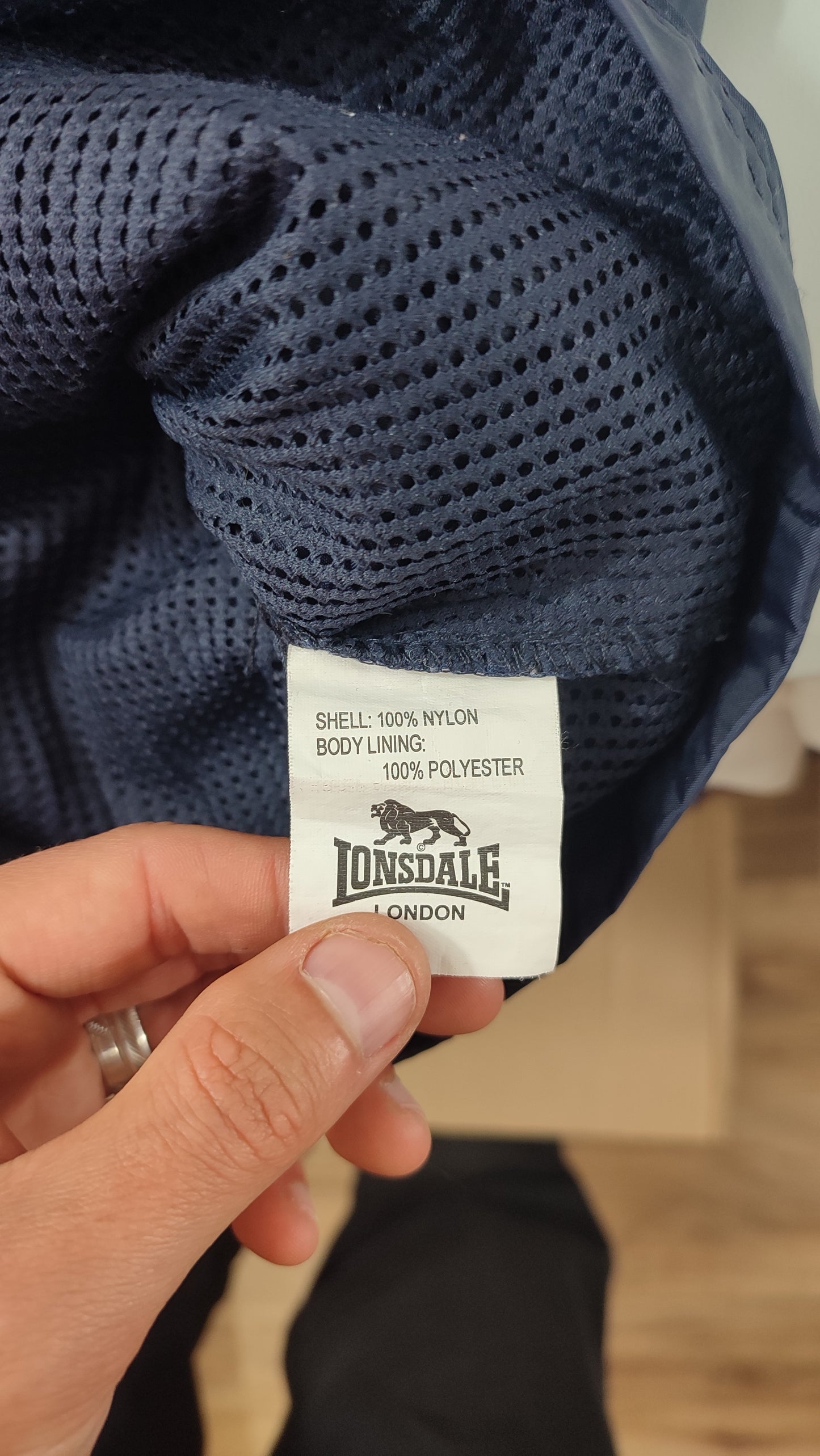 Vêtement Homme Veste blouson bleu Lonsdale taille S #RETROSTREET