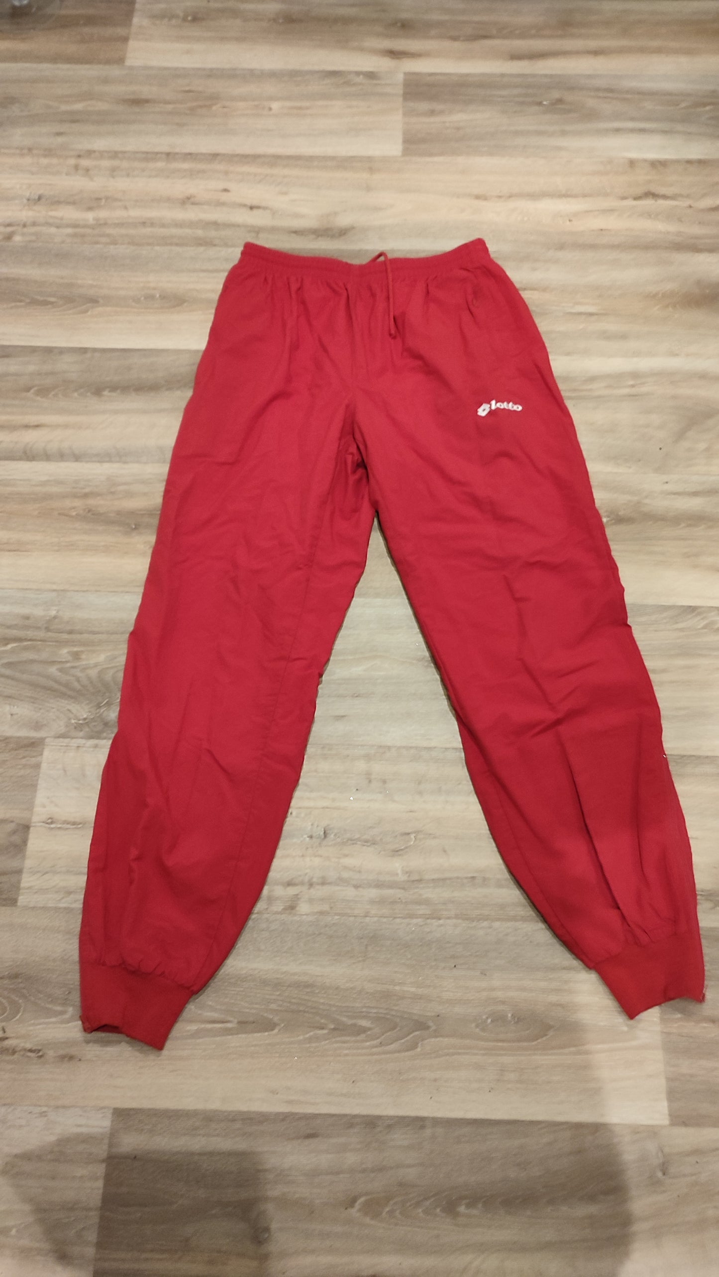 Vêtement Homme Pantalon Jogging survêtement Lotto rouge taille XL #RETROSTREET