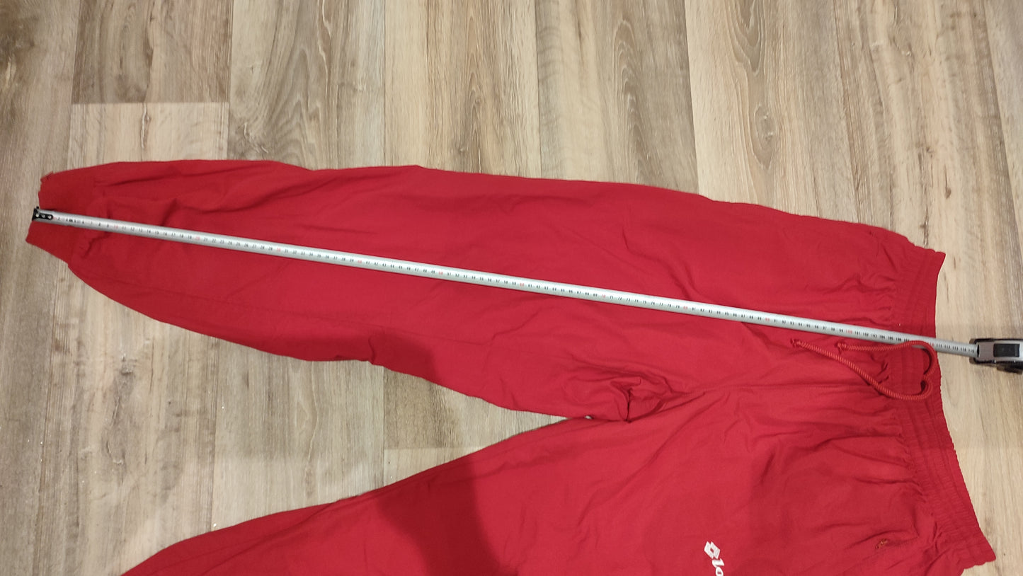 Vêtement Homme Pantalon Jogging survêtement Lotto rouge taille XL #RETROSTREET