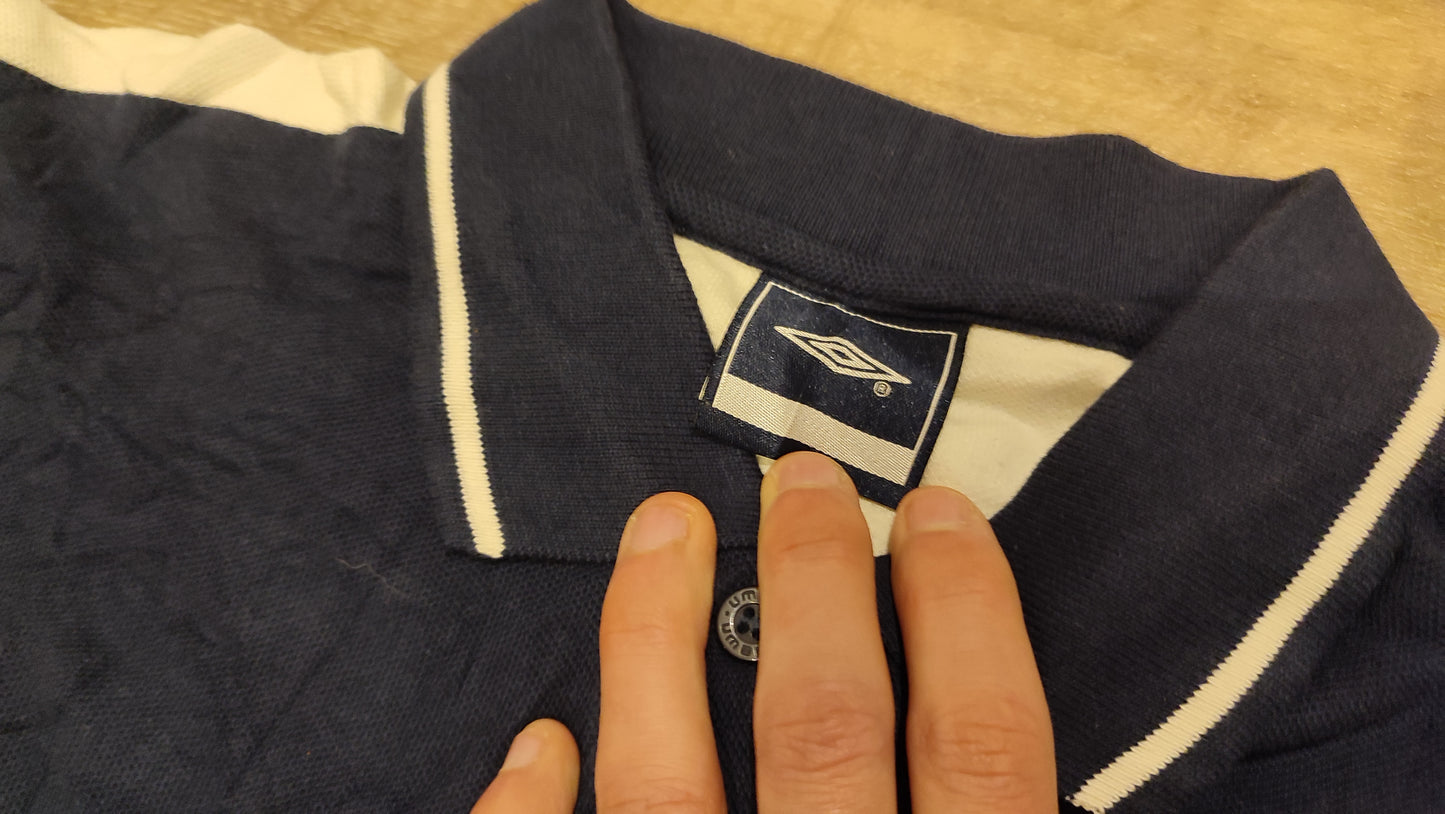 Vêtement Homme Polo t-shirt Umbro col V bleu marine taille XL #RETROSTREET
