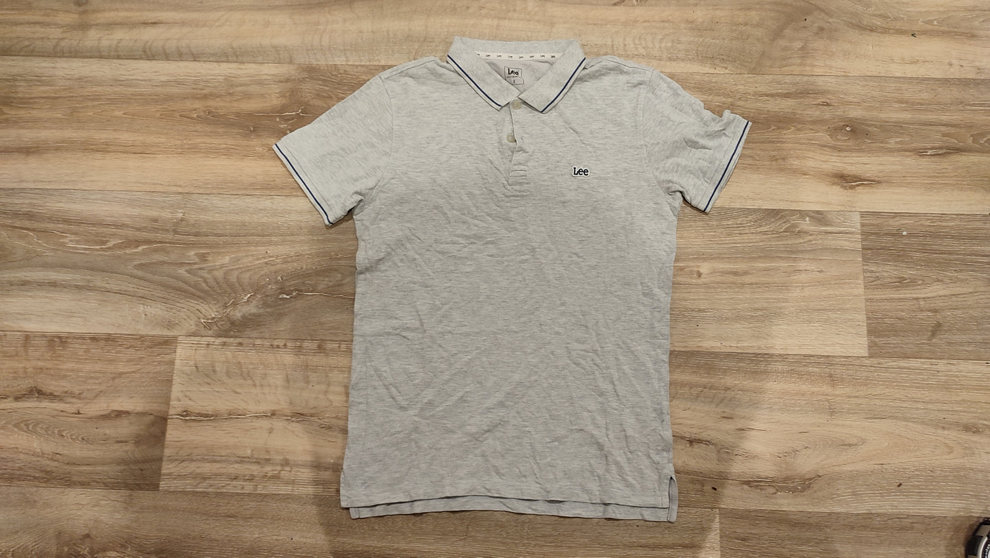 Vêtement Homme Polo t-shirt avec col lee cooper gris taille S #RETROSTREET