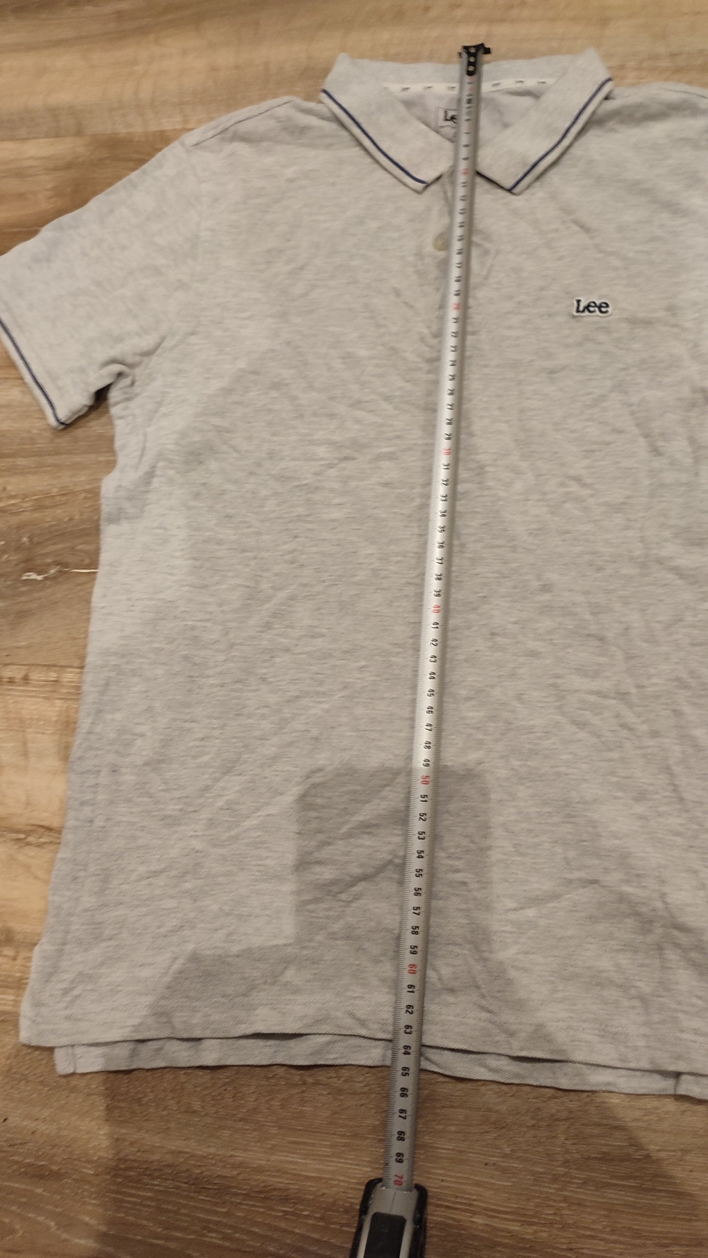 Vêtement Homme Polo t-shirt avec col lee cooper gris taille S #RETROSTREET