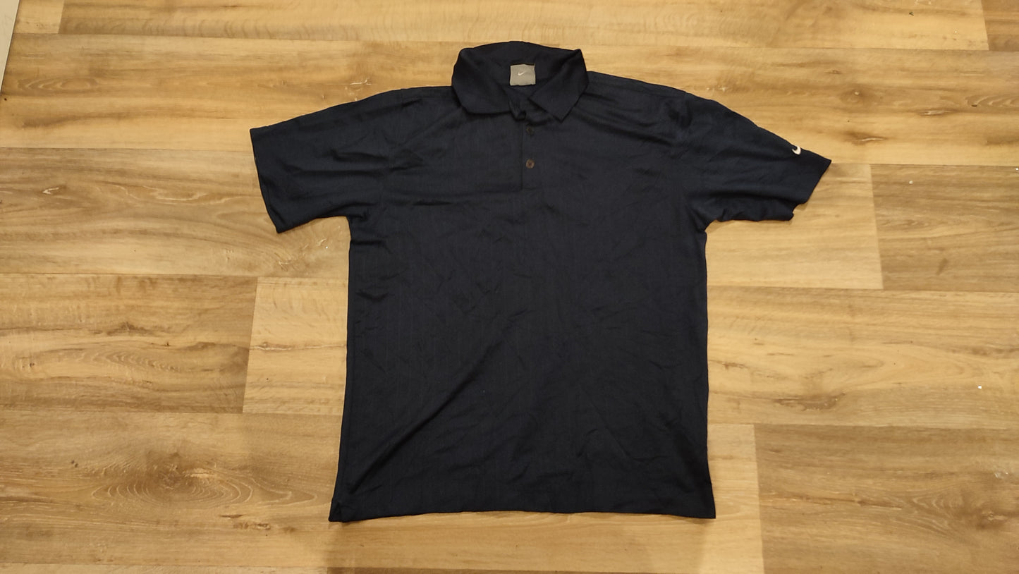 Vêtement Homme Polo t-shirt col V Nike Nikegolf Dri-fit bleu foncé taille L #RETROSTREET