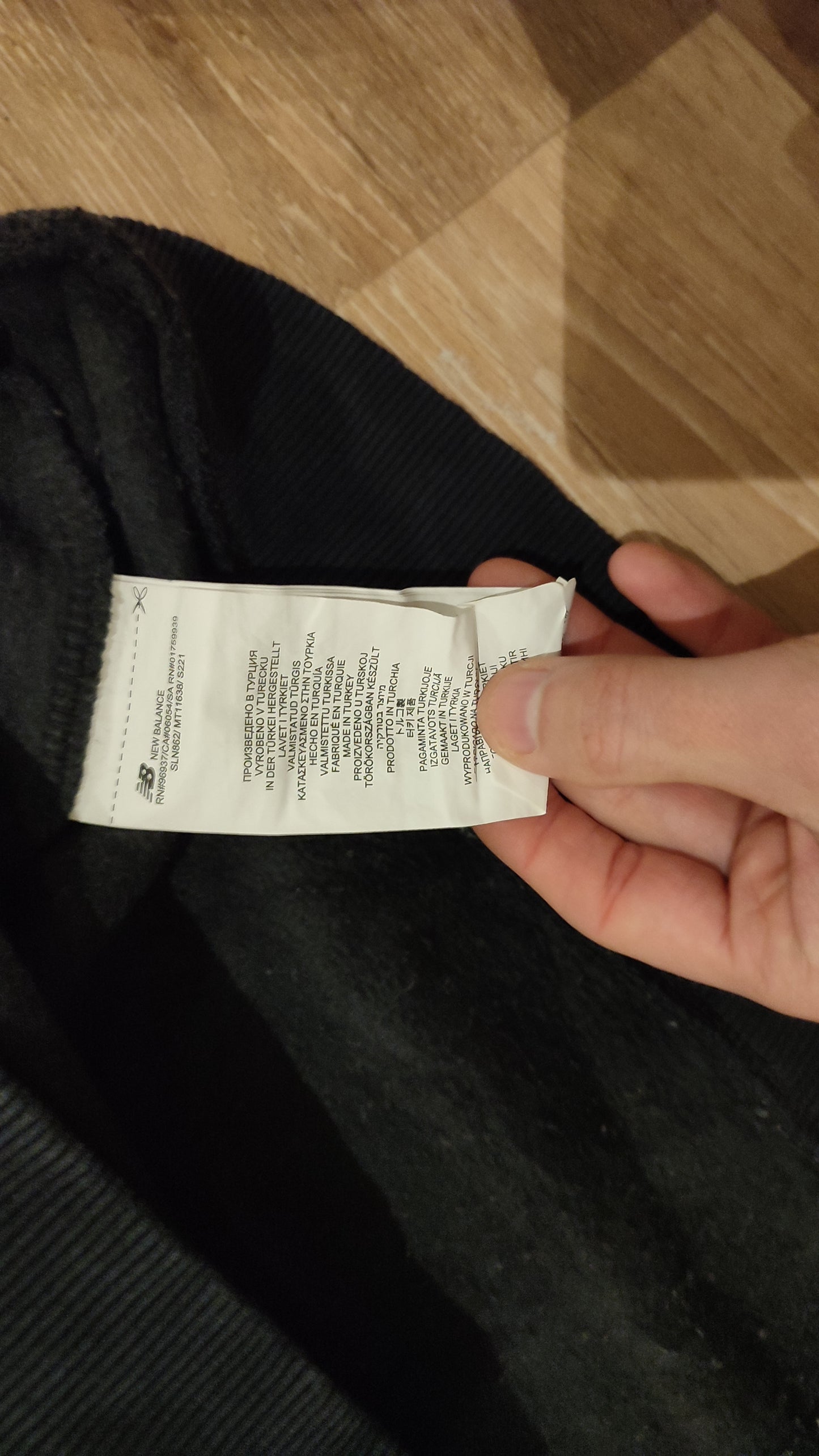 Vêtement Homme Pull NB New Balance noir taille XL #RETROSTREET