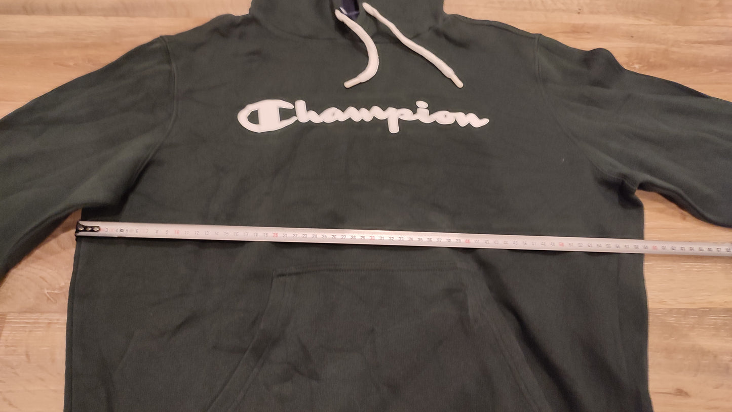 Vêtement Homme Sweat capuche vert foncé Champion taille L #RETROSTREET