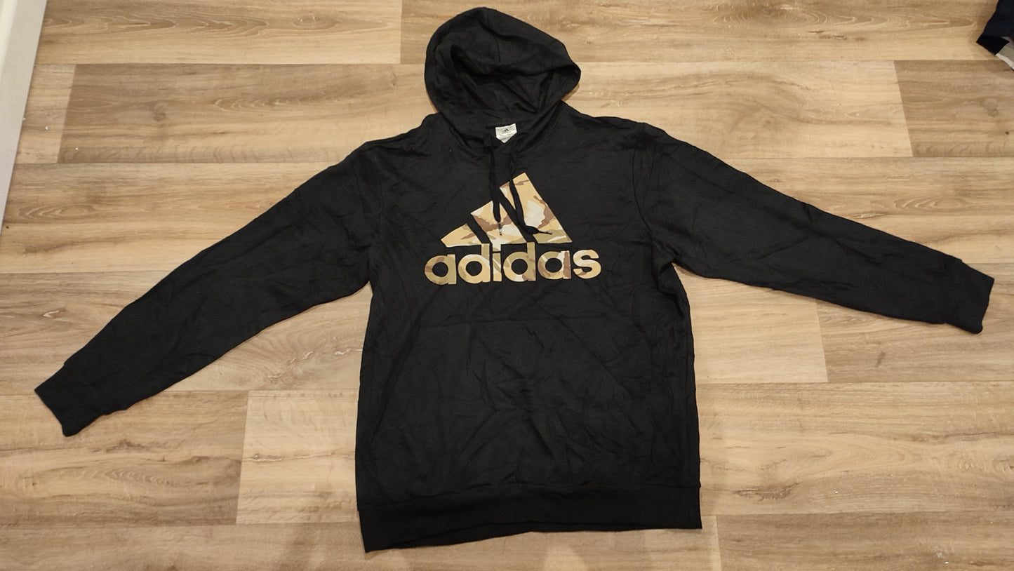 Vêtement Homme Sweat pull capuche noir Adidas taille L #RETROSTREET