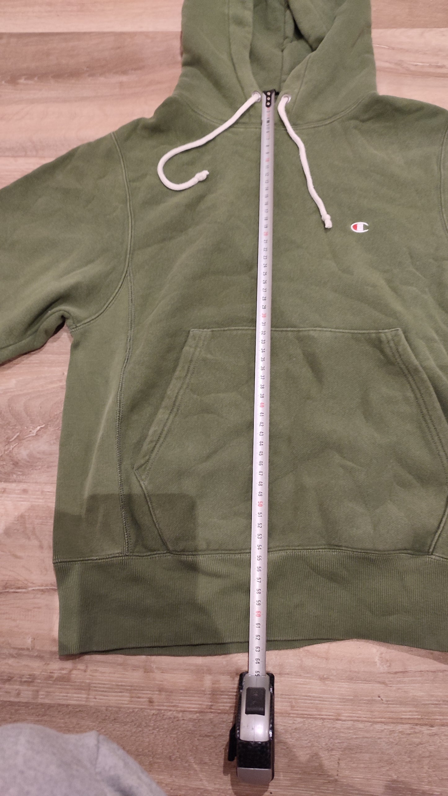 Vêtement Homme Sweat pull capuche vert Champion taille XS #RETROSTREET