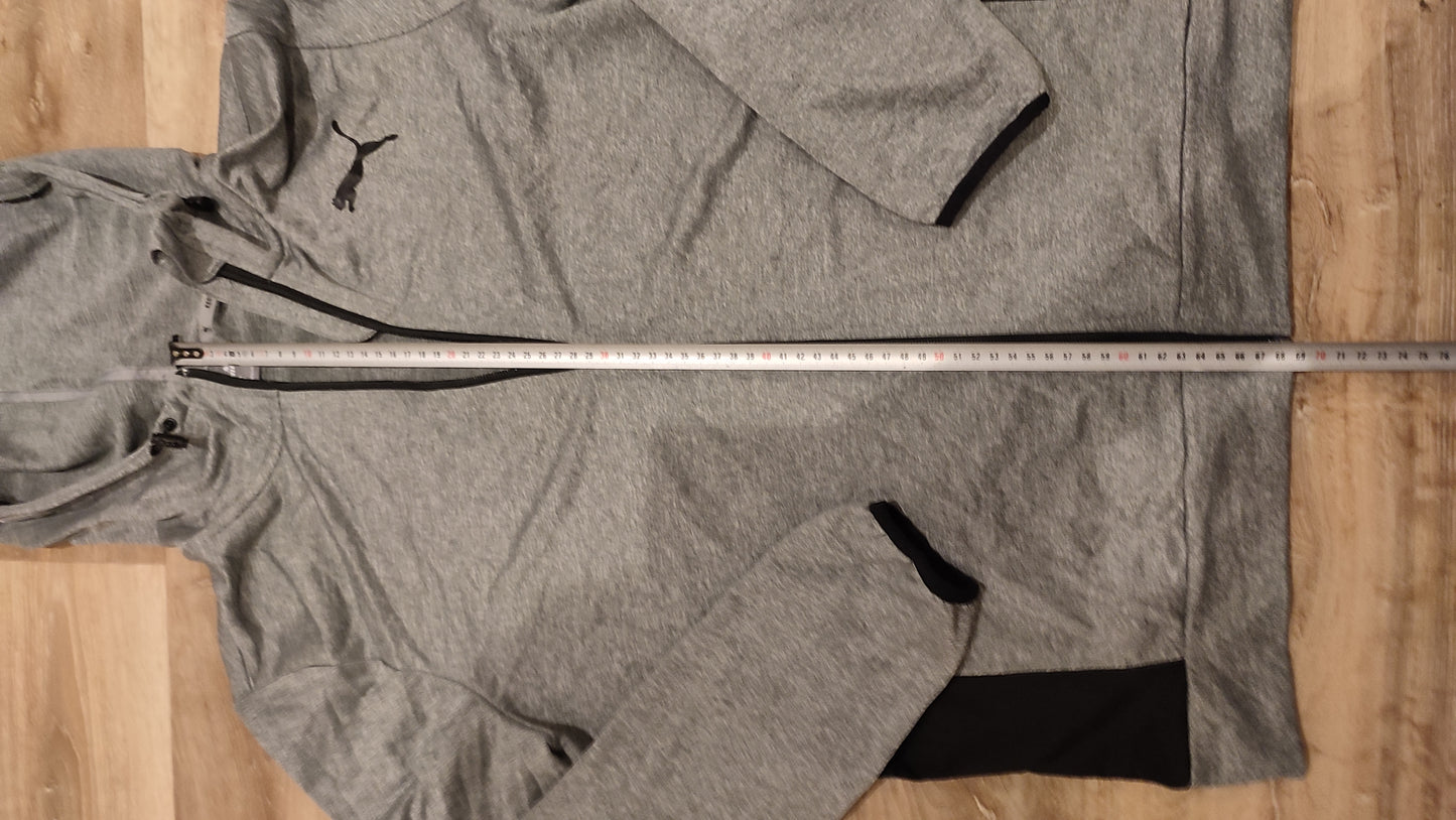 Vêtement Homme veste capuche zip Puma grise taille M #RETROSTREET