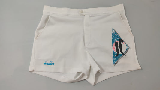 Vêtement Femme Short Diadora blanc taille M 40 #Retrostreet