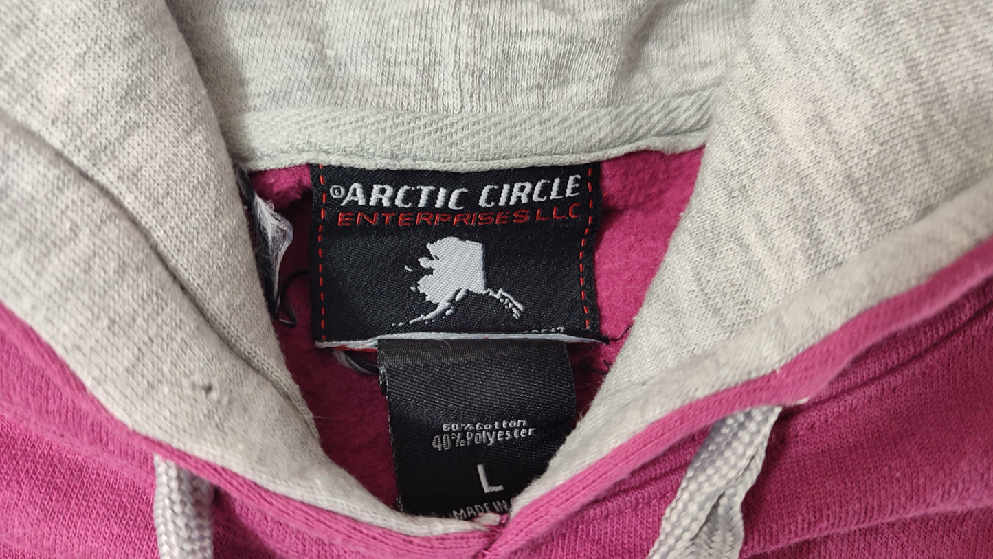 Vêtement Femme Sweatshirts Sweats Pull à capuche rose Artic Circle taille L #Retrostreet