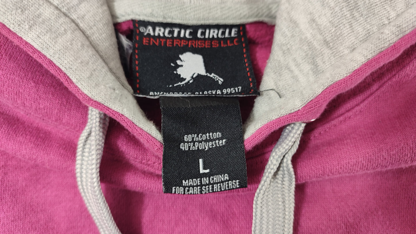 Vêtement Femme Sweatshirts Sweats Pull à capuche rose Artic Circle taille L #Retrostreet