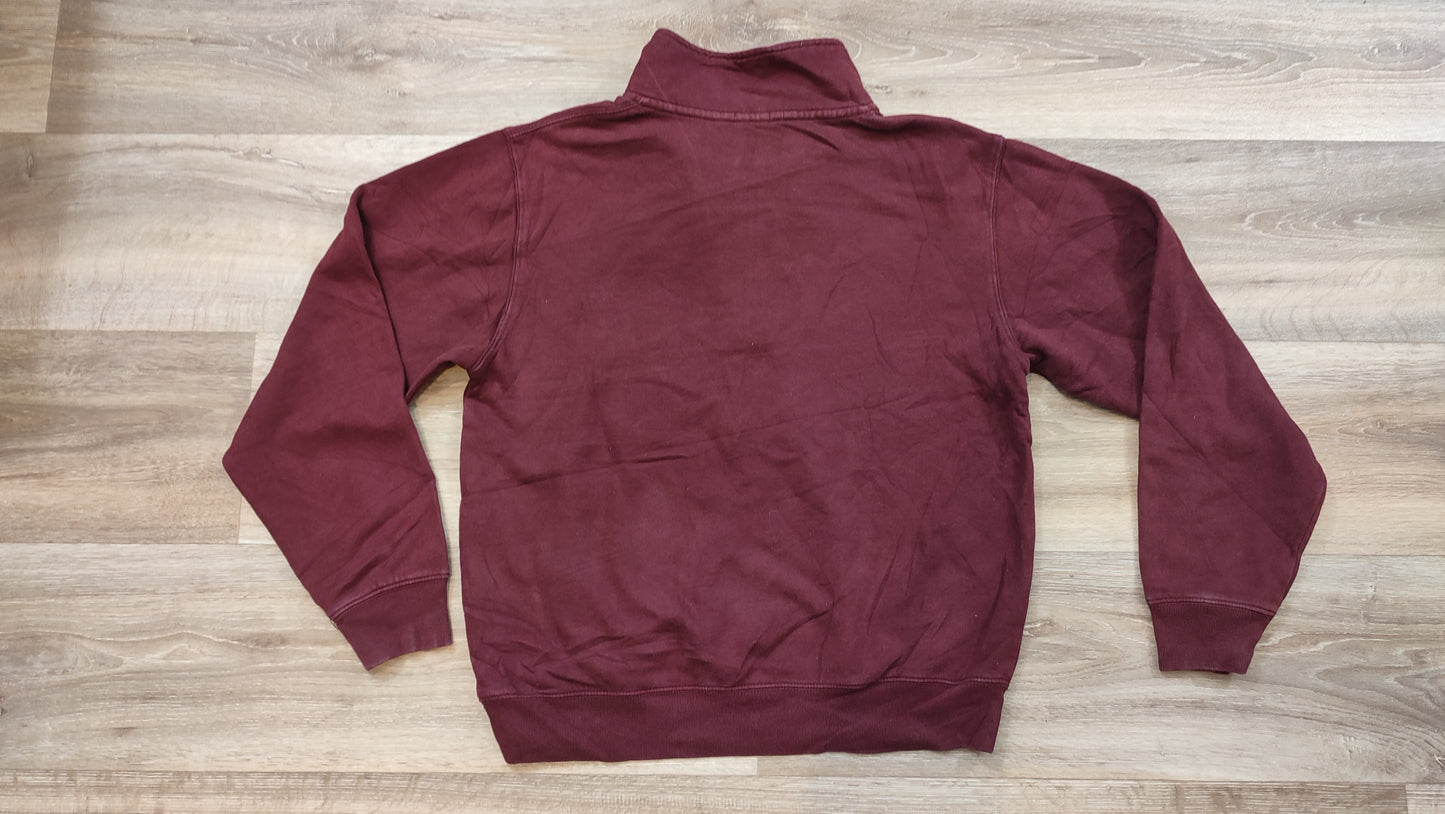 Vêtement Femme Sweatshirts Sweats pull 1/4 zippé bordeaux Brandy Melville taille M 160/84A #Retrostreet
