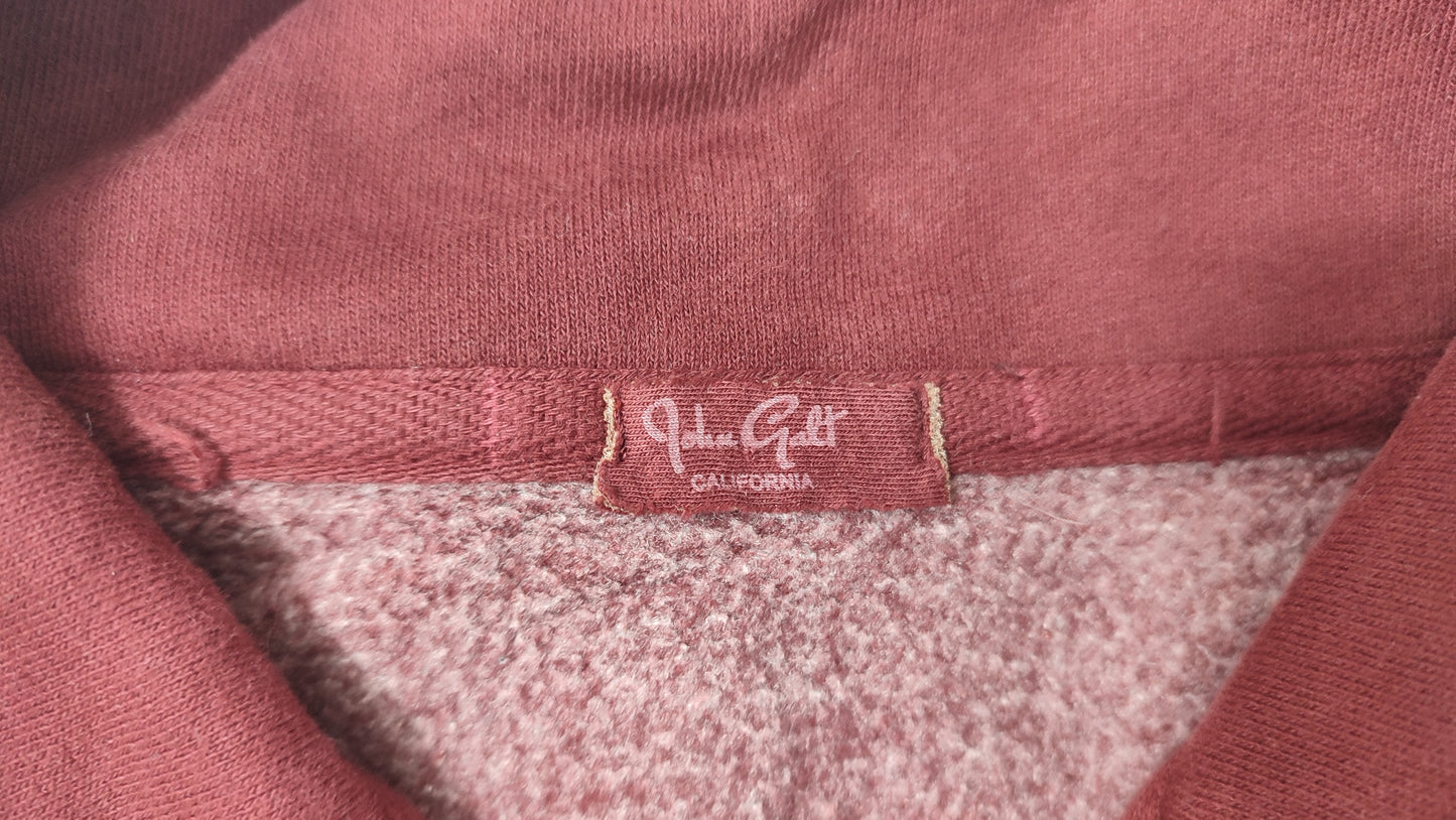 Vêtement Femme Sweatshirts Sweats pull 1/4 zippé bordeaux Brandy Melville taille M 160/84A #Retrostreet