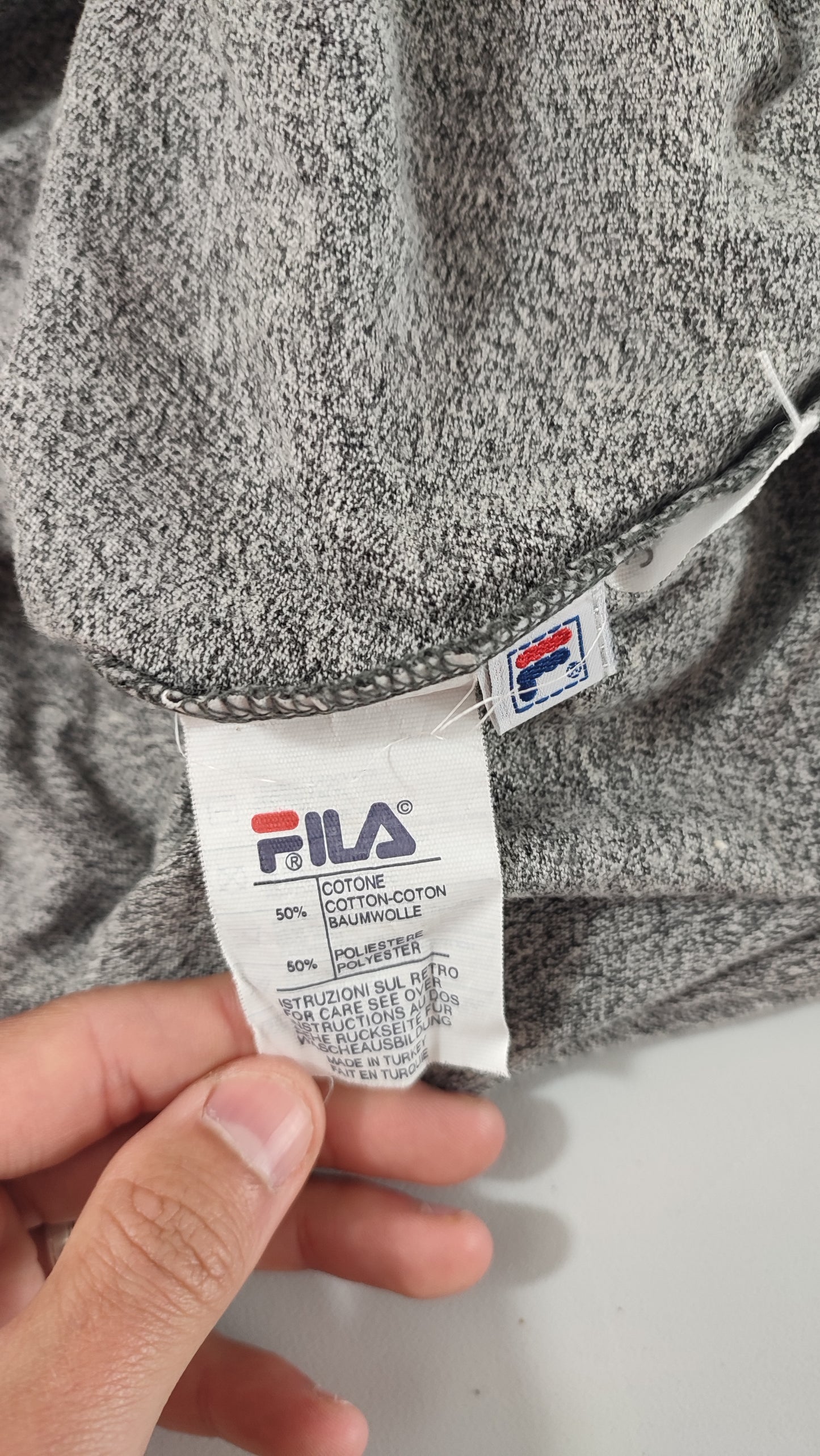 Vêtement Homme Polo Fila gris taille XL #Retrostreet