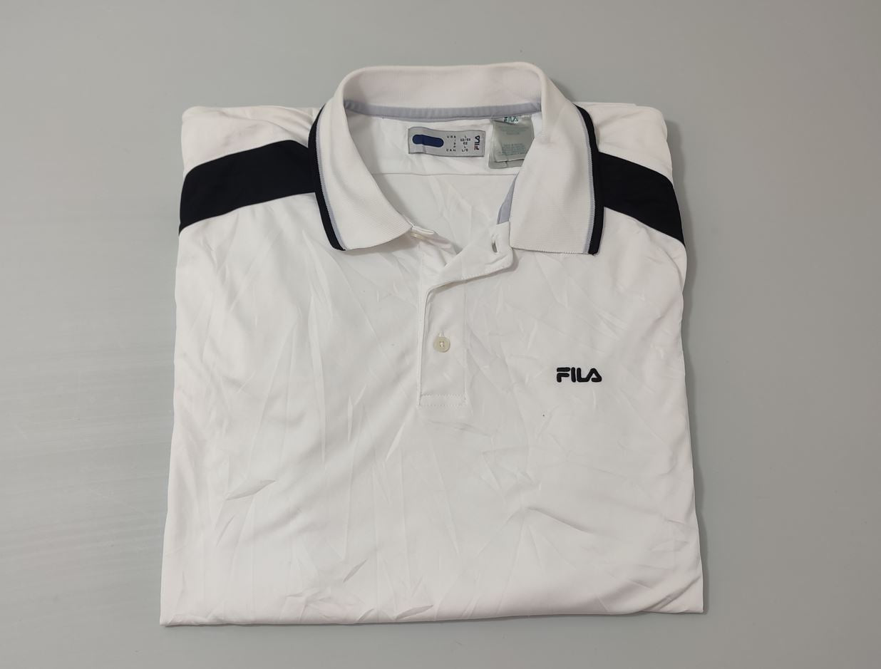 Vêtement Homme Polo blanc Fila taille L #RETROSTREET