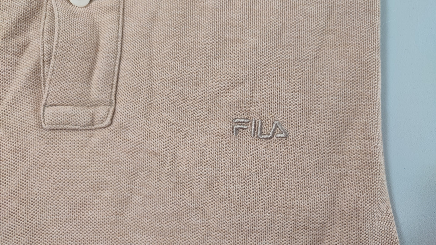 Vêtement Homme Polo manche courte Fila beige crème taille S #Retrostreet