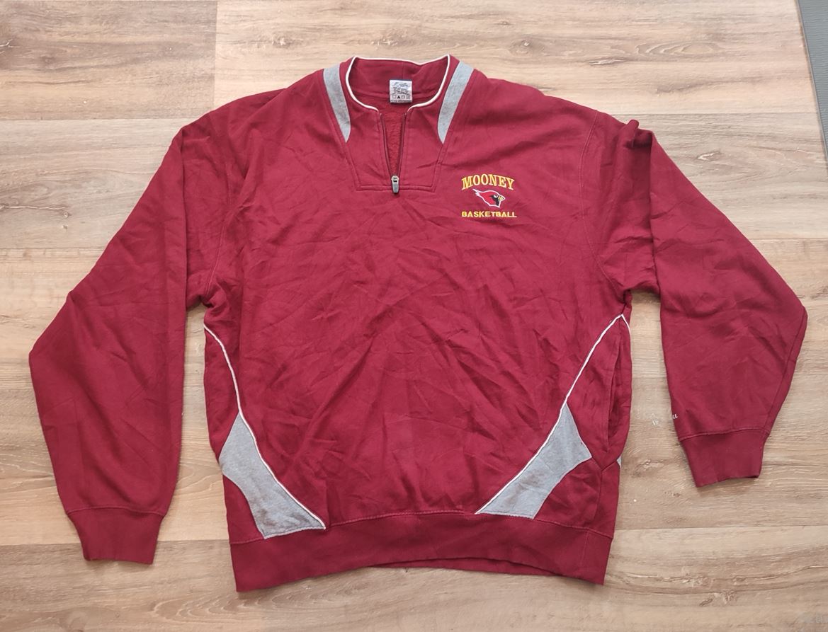 Vêtement Homme Pull gilet sweat rouge Russell taille XL #RETROSTREET