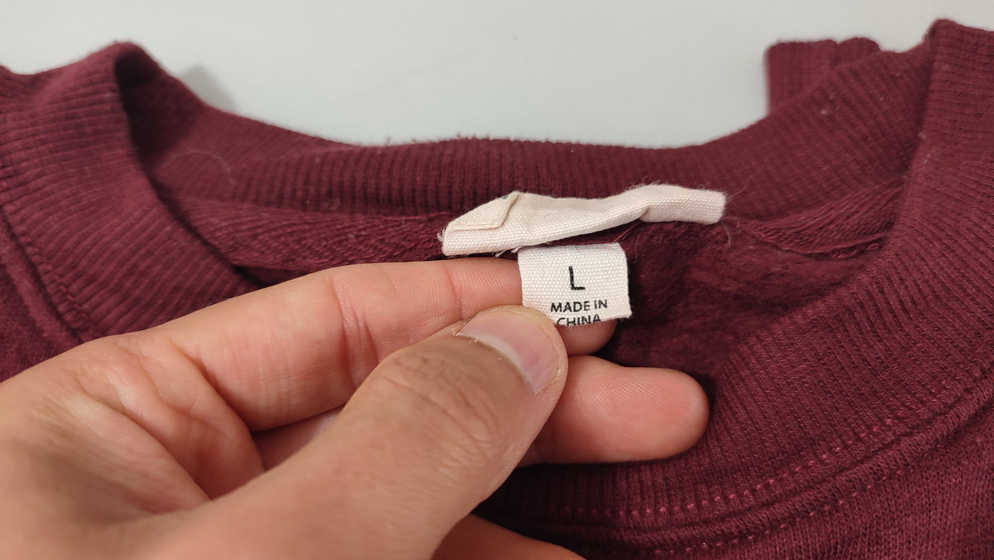 Vêtement Homme Sweatshirts Sweats Pull bordeaux Reflex taille L #Retrostreet
