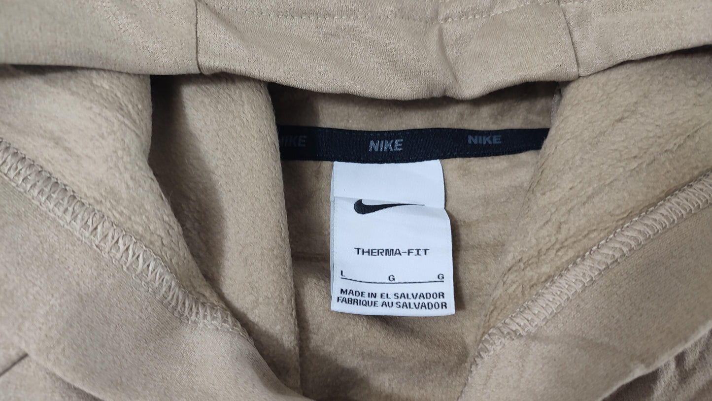 Vêtement Homme Sweatshirts Sweats pull à capuche beige Nike therma-fit taille L #Retrostreet