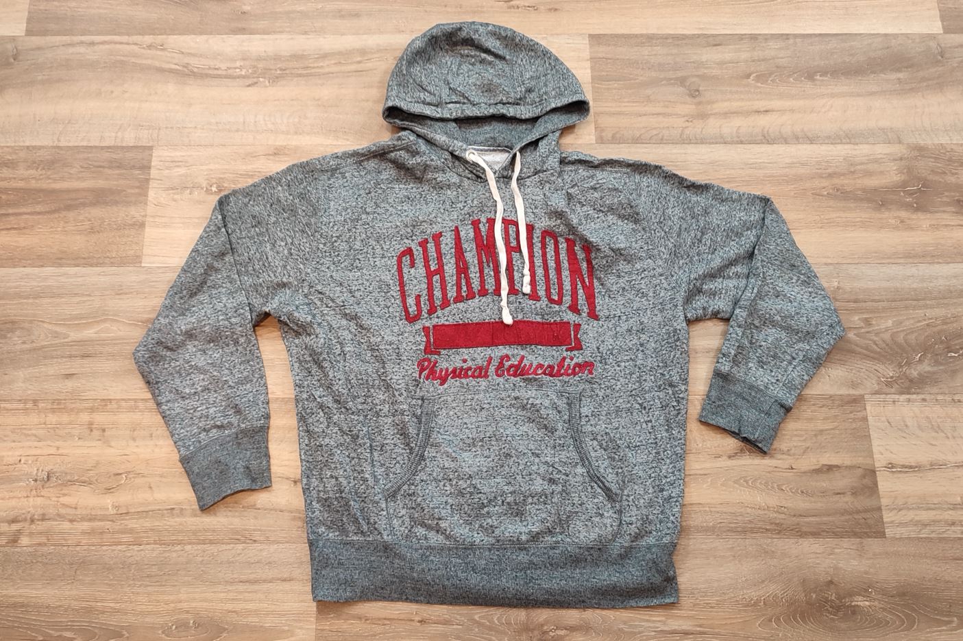 Vêtement Homme Sweatshirts Sweats pull à capuche gris Champion Authentic taille L #Retrostreet