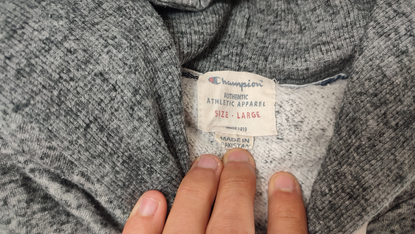 Vêtement Homme Sweatshirts Sweats pull à capuche gris Champion Authentic taille L #Retrostreet