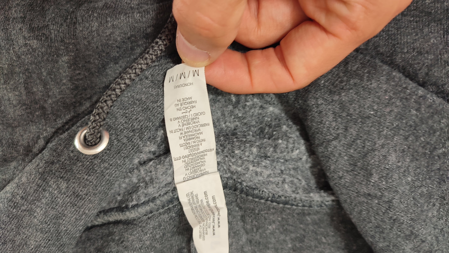 Vêtement Homme Sweatshirts Sweats pull à capuche gris Jerzees Nublend taille M #Retrostreet