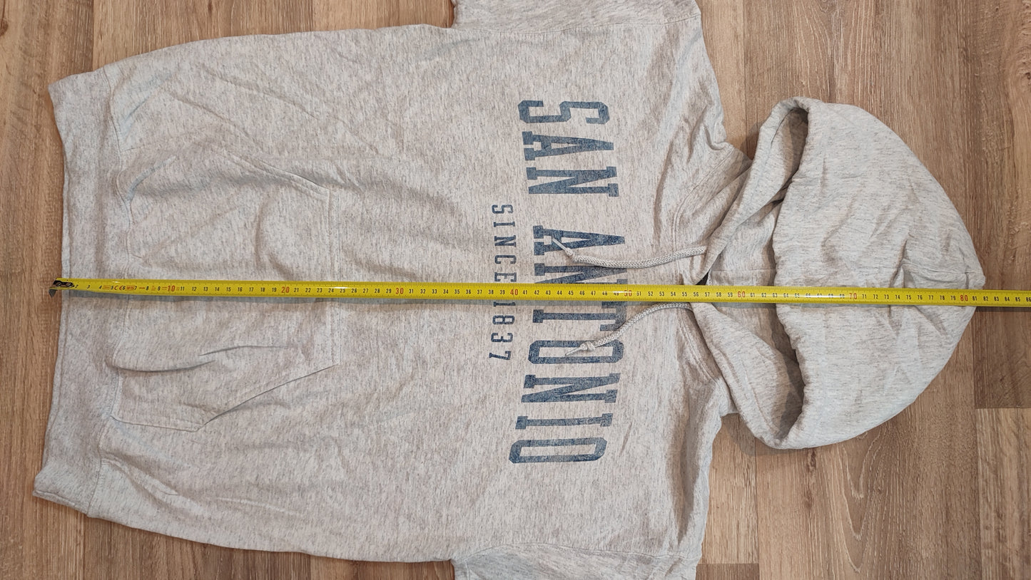 Vêtement Homme Sweatshirts Sweats pull à capuche gris blanc Gildan taille S #Retrostreet