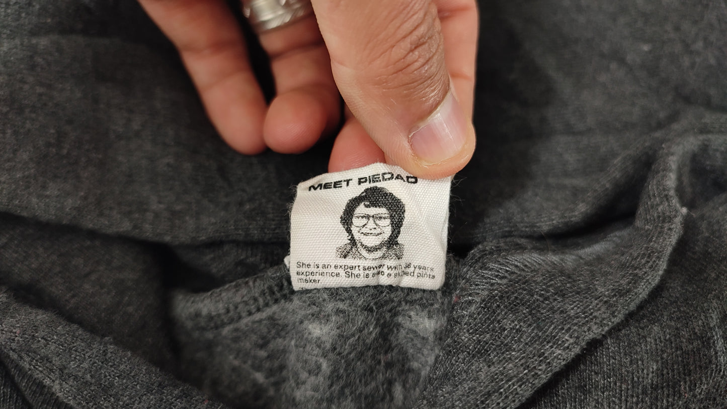 Vêtement Homme Sweatshirts Sweats pull à capuche gris noir F-series Meet Piedad taille M #Retrostreet