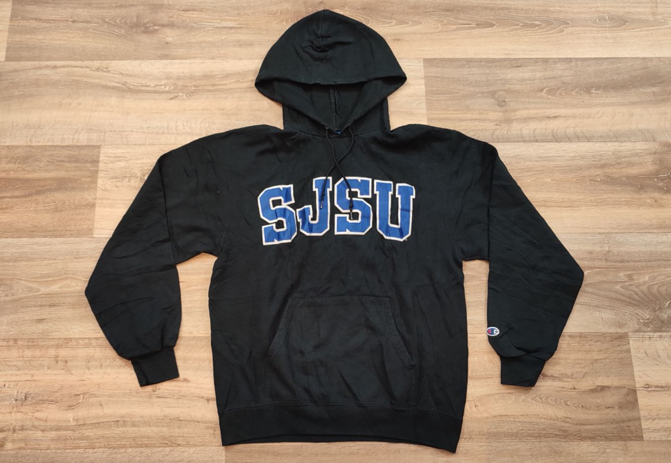 Vêtement Homme Sweatshirts Sweats pull à capuche noir Champion eco fleece taille M #Retrostreet