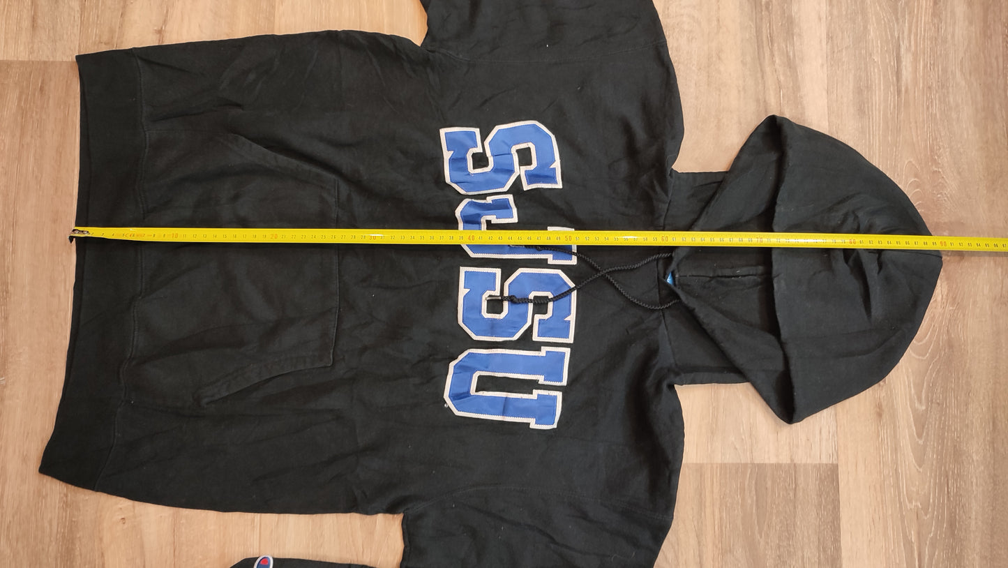 Vêtement Homme Sweatshirts Sweats pull à capuche noir Champion eco fleece taille M #Retrostreet