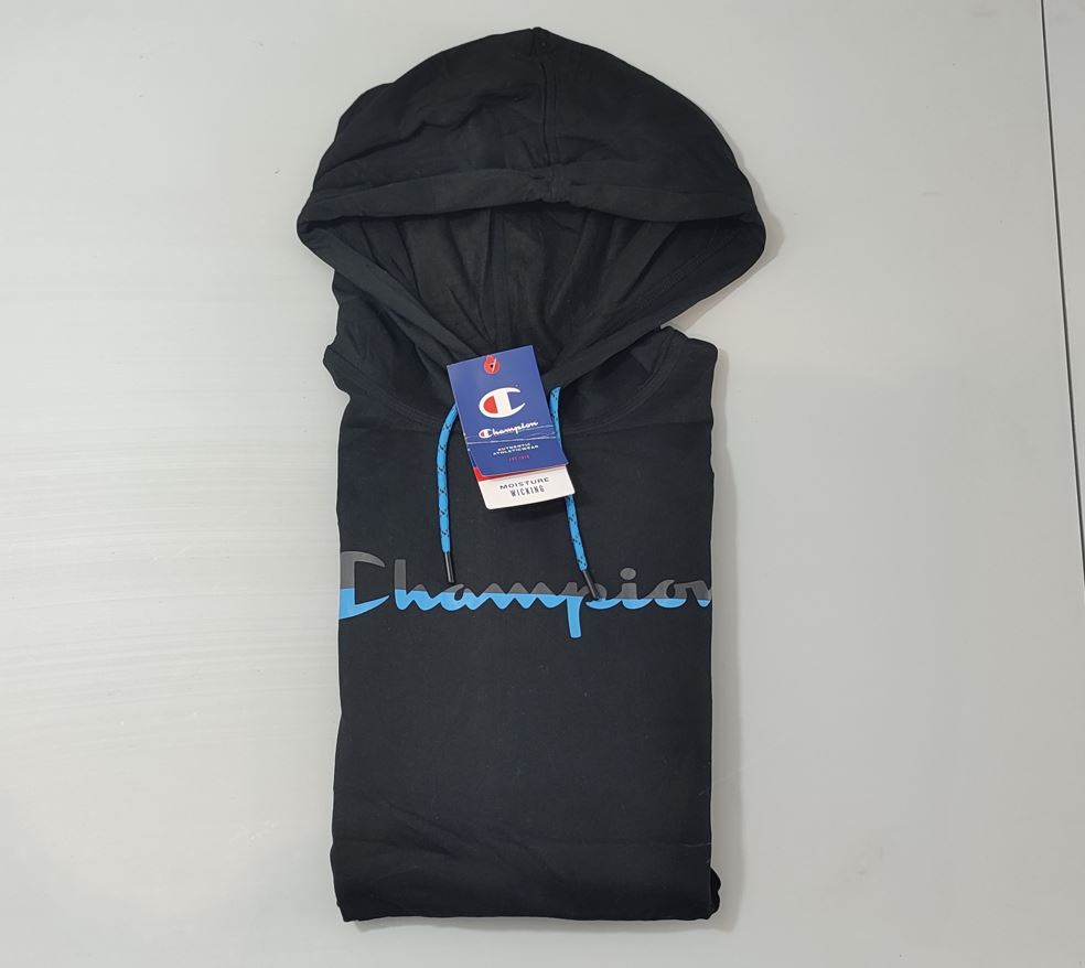 Vêtement Homme Sweatshirts Sweats pull à capuche noir Champion taille S #Retrostreet
