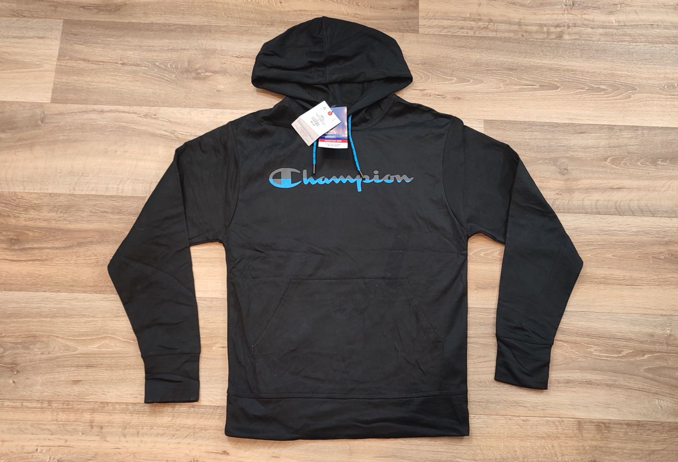 Vêtement Homme Sweatshirts Sweats pull à capuche noir Champion taille S #Retrostreet