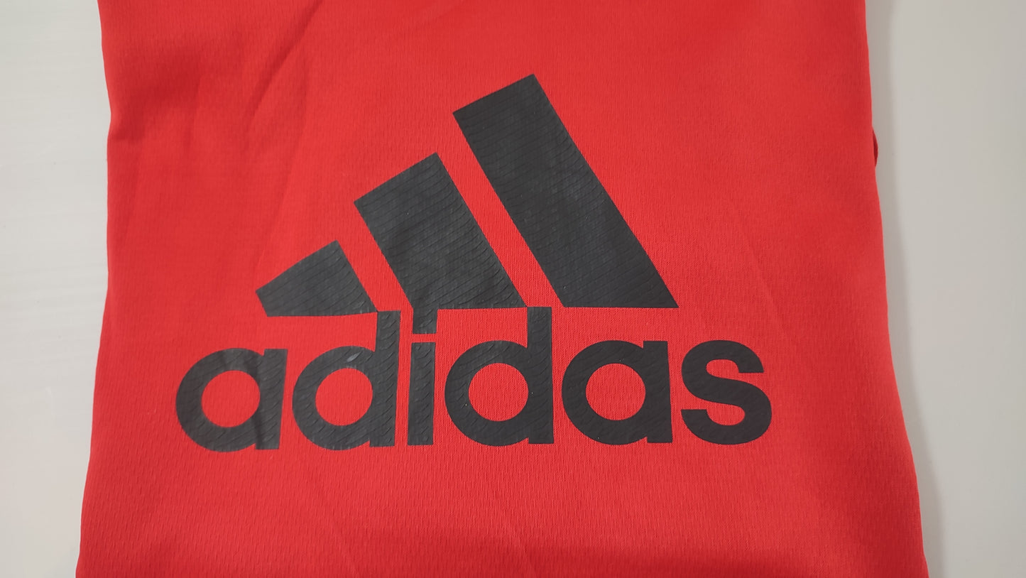 Vêtement Homme Sweatshirts Sweats pull à capuche rouge Adidas taille XL #Retrostreet