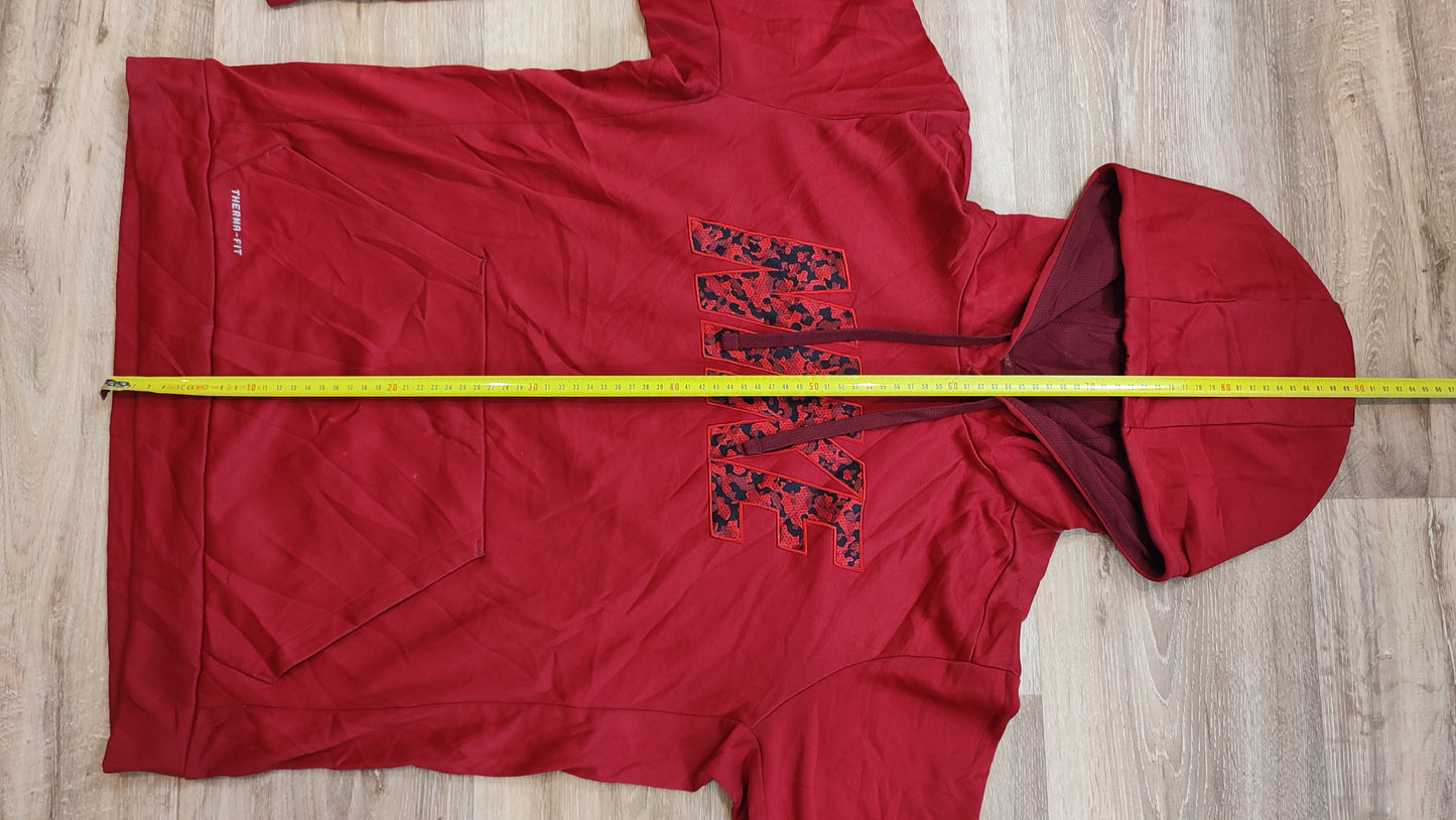 Vêtement Homme Sweatshirts Sweats pull à capuche rouge Nike Therma-fit taille M #Retrostreet