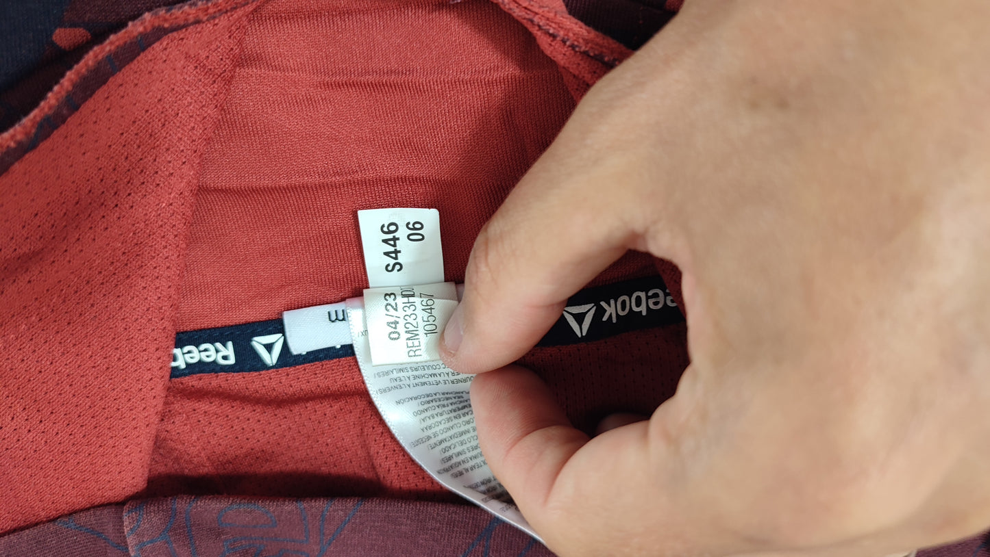 Vêtement Homme Sweatshirts Sweats pull à capuche rouge bordeaux Reebok taille XL #Retrostreet