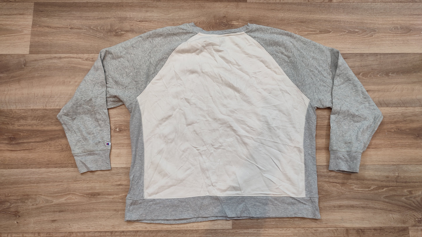 Vêtement Homme Sweatshirts Sweats pull gris blanc Champion Authentic taille XXL 2XL #Retrostreet