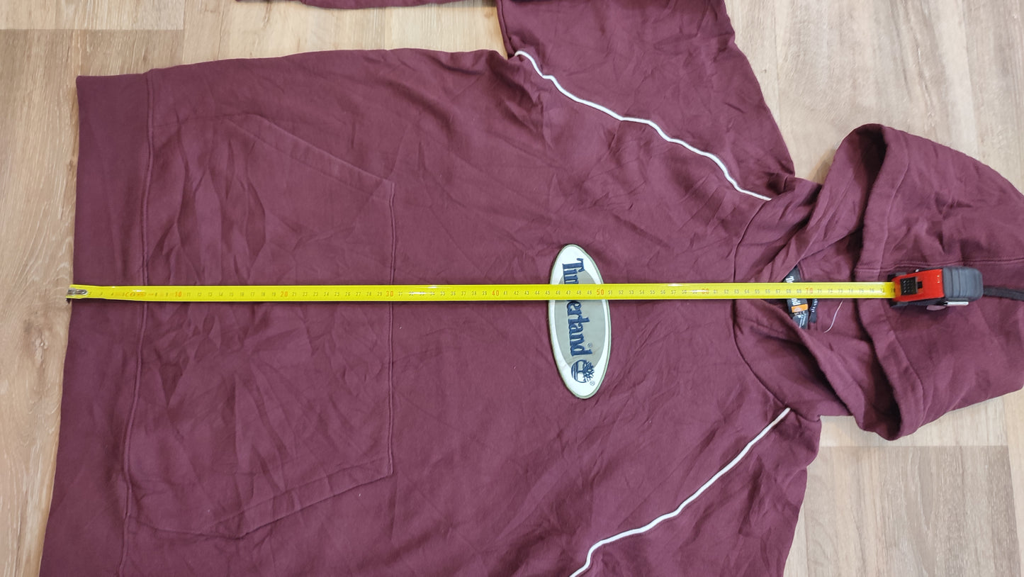 Vêtement Homme Sweats pull sweat à capuche rouge bordeaux Timberland taille S M L #Retrostreet