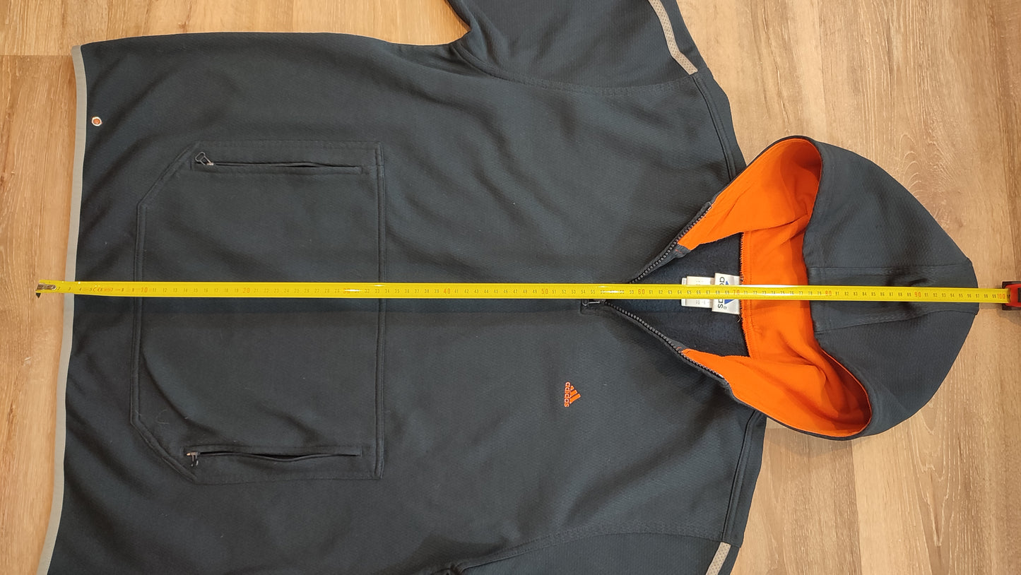 Vêtement Homme Sweats sweat pull à capuche Adidas bleu marine taille L #Retrostreet