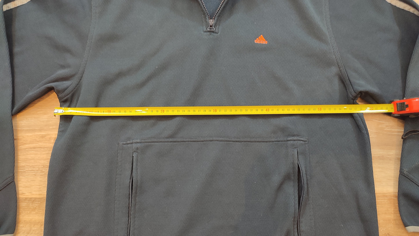 Vêtement Homme Sweats sweat pull à capuche Adidas bleu marine taille L #Retrostreet