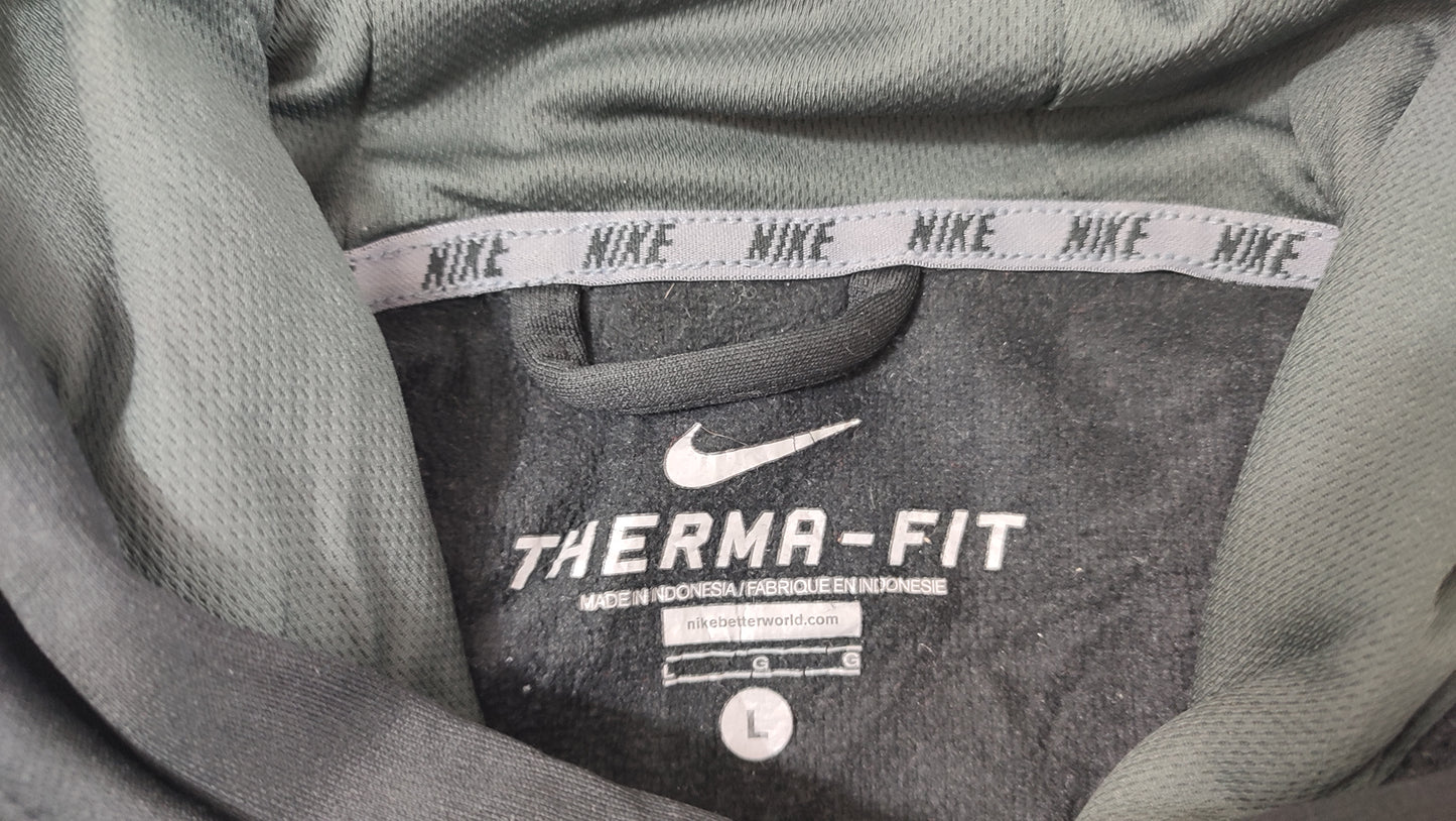 Vêtement Homme Sweat sweatshirt à capuche noir abimé Nike Therma-fit taille L #Retrostreet