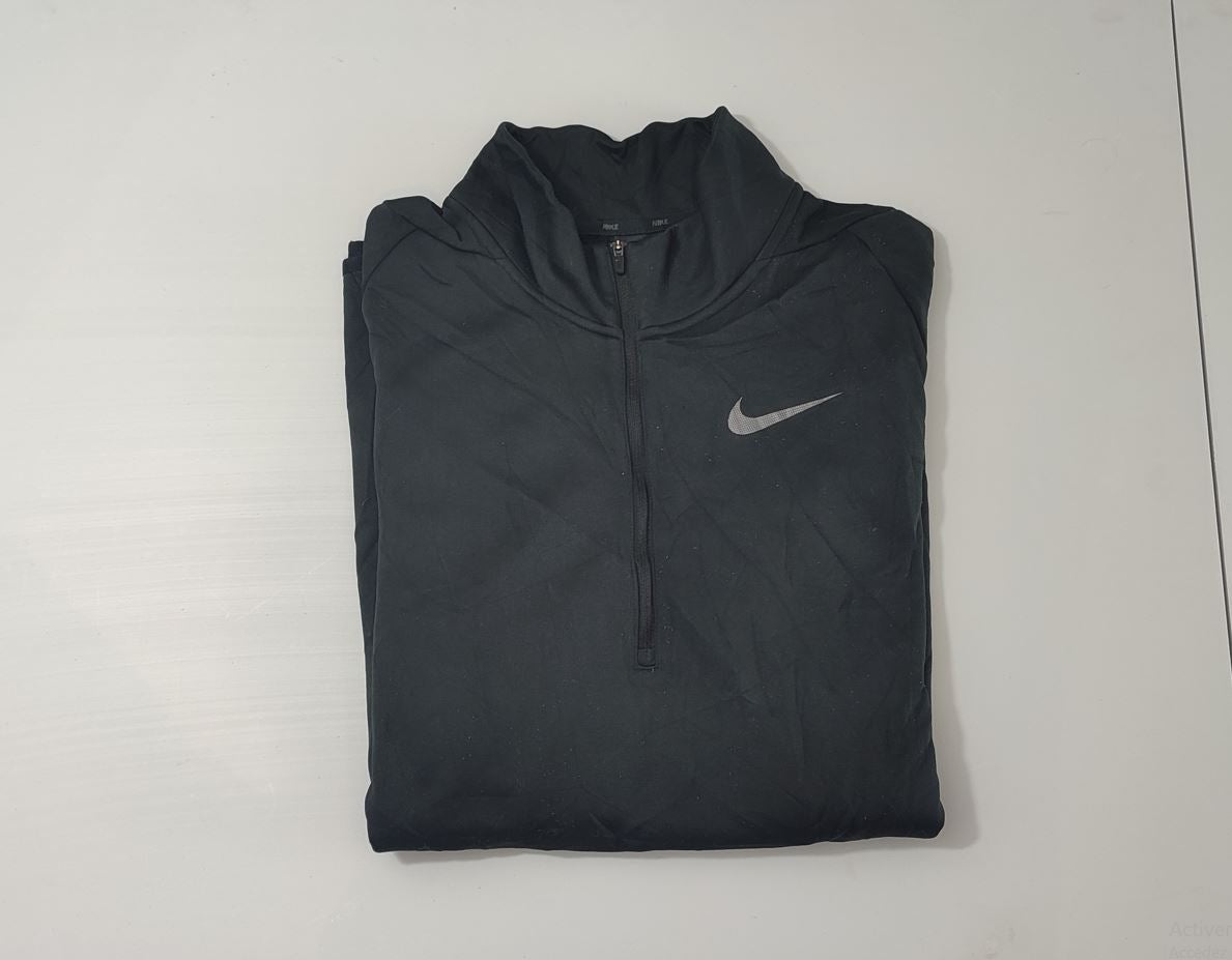 Vêtement Homme Sweat zippé 1/4 Haut de sport Nike dri-fit noir taille XL #Retrostreet