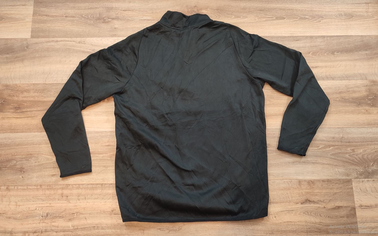 Vêtement Homme Sweat zippé 1/4 Haut de sport Nike dri-fit noir taille XL #Retrostreet