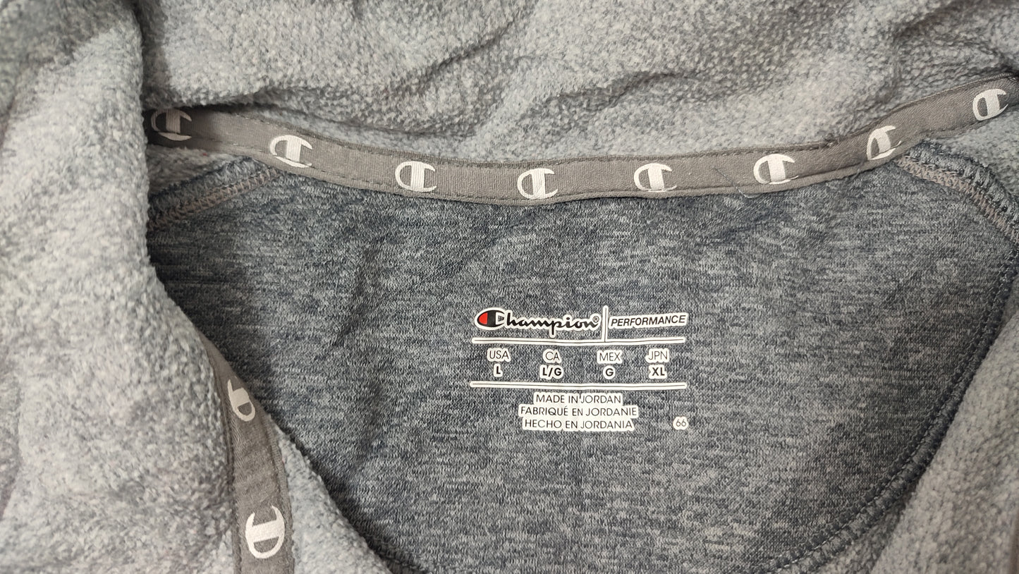 Vêtement Homme Sweat zippé 1/4 Haut de sport gris Champion taille L #Retrostreet