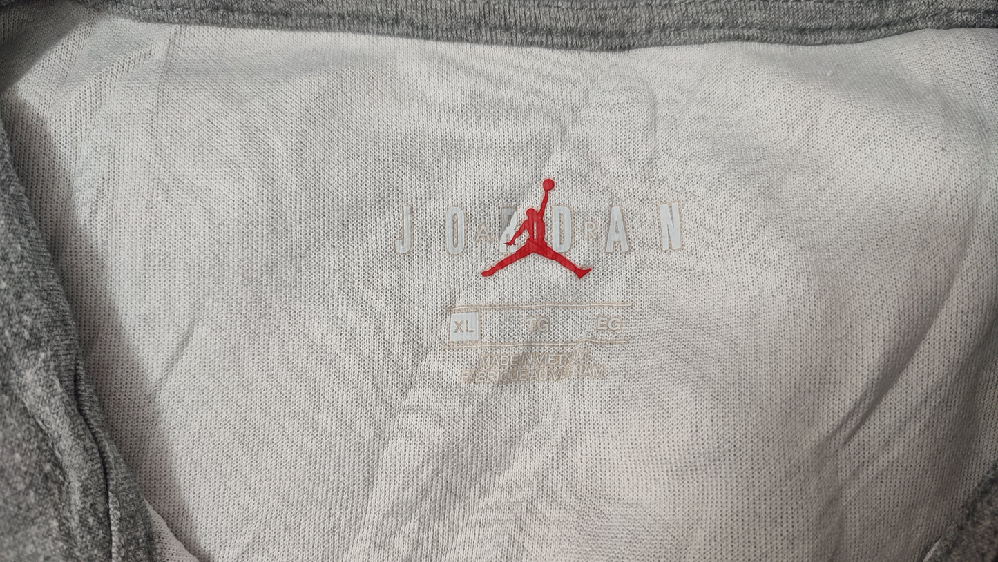 Vêtement Homme Sweat zippé 1/4 Haut de sport gris Jordan taille XL #Retrostreet