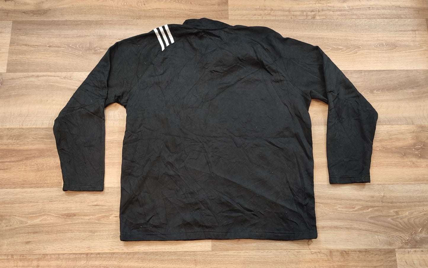 Vêtement Homme Sweat zippé 1/4 Haut de sport noir Adidas golf taille XL #Retrostreet